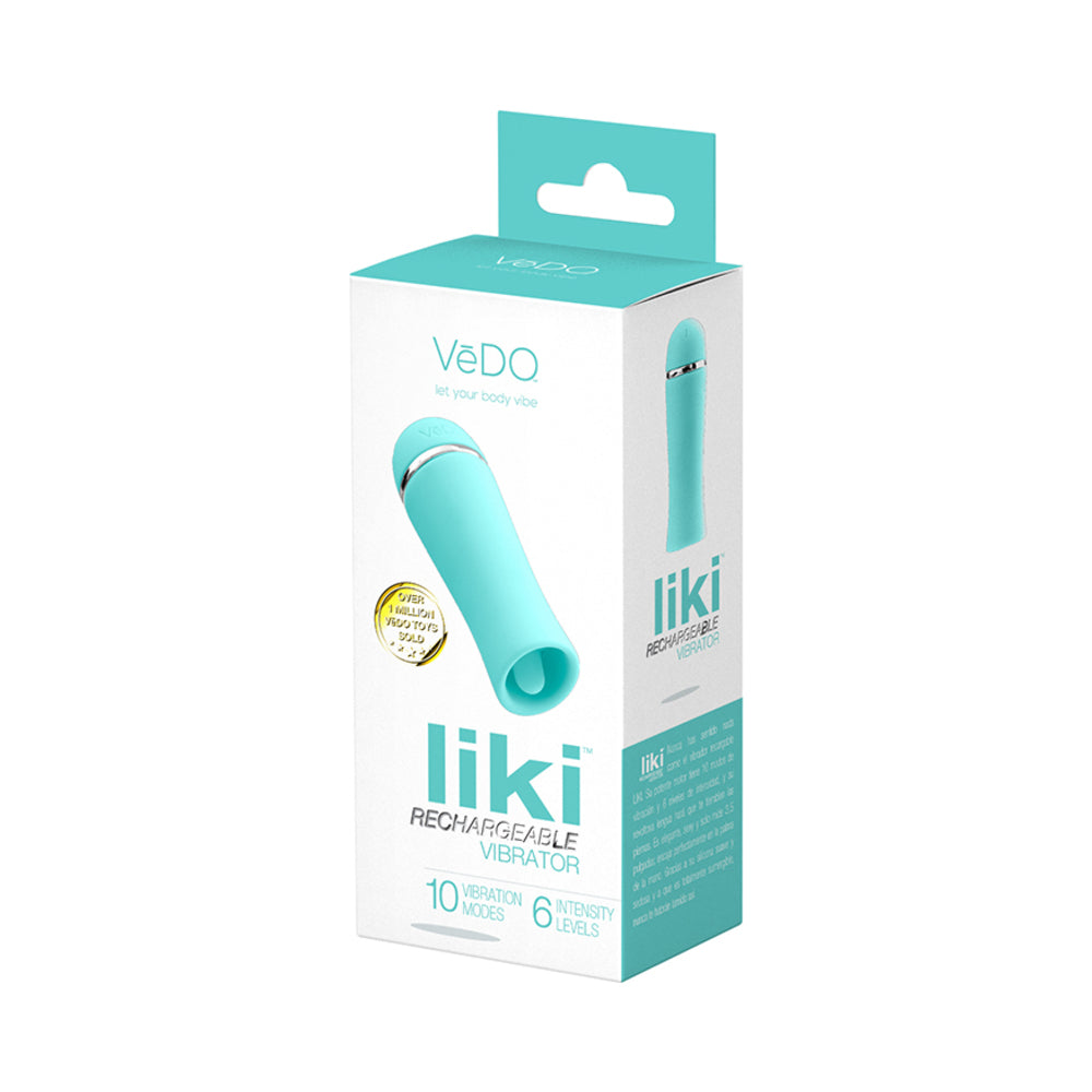 VEDO - LIKI RECHARGEABLE FLICKER VIBE TEASE ME TURQUOISE