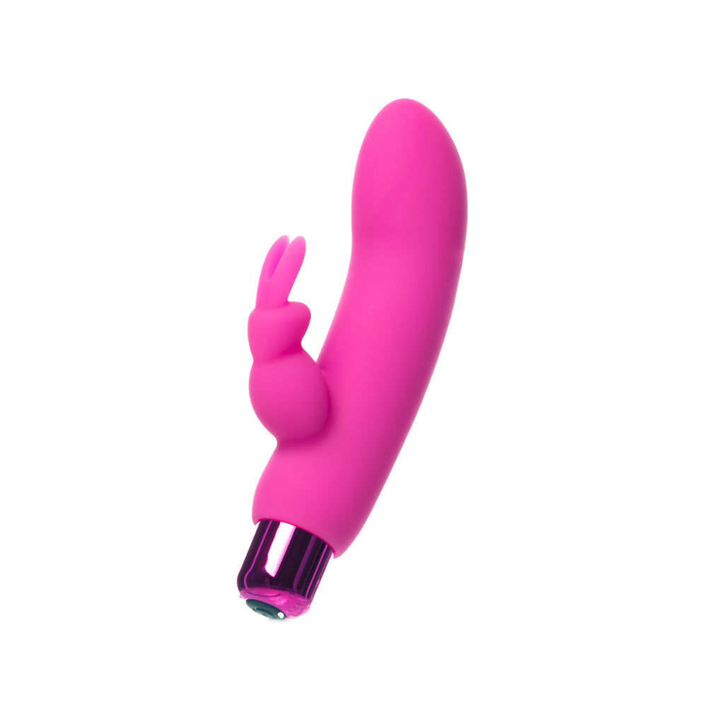 POWERBULLET ALICE''S BUNNY RECHARGEABLE BULLET VIBRATOR WITH SILICONE RABBIT SLEEVE PINK