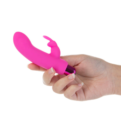 POWERBULLET ALICE''S BUNNY RECHARGEABLE BULLET VIBRATOR WITH SILICONE RABBIT SLEEVE PINK