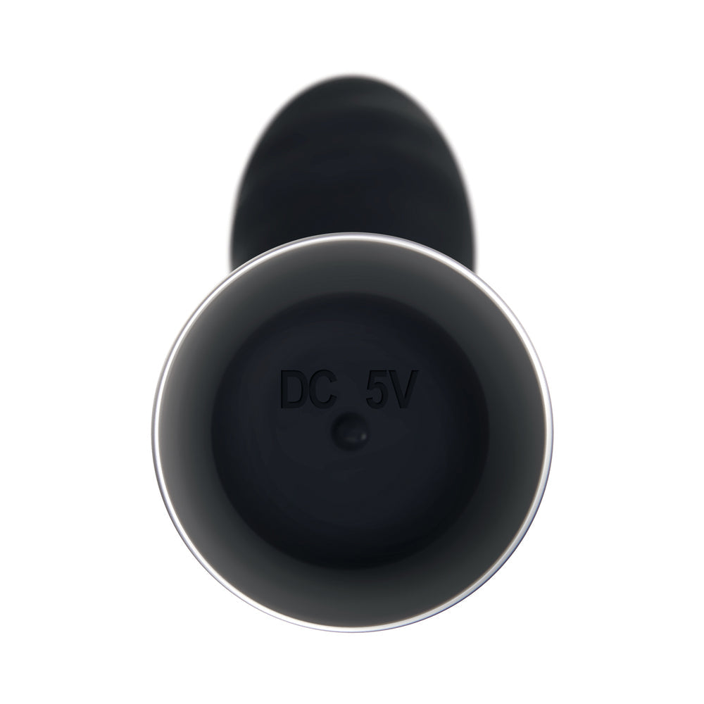 EVOLVED SKINNY G RECHARGEABLE SILICONE SLI MLINE G-SPOT VIBRATOR BLACK