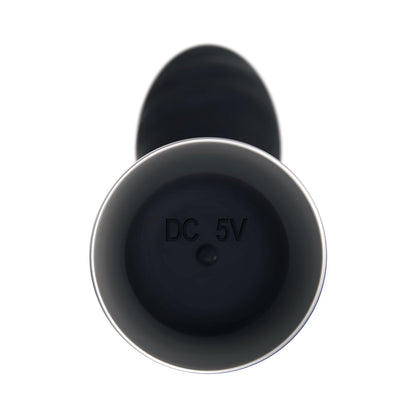 EVOLVED SKINNY G RECHARGEABLE SILICONE SLI MLINE G-SPOT VIBRATOR BLACK