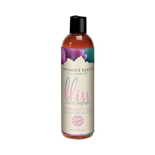 INTIMATE EARTH BLISS CLOVE INFUSED WATER-BASED ANAL RELAXING GLIDE 2 OZ.