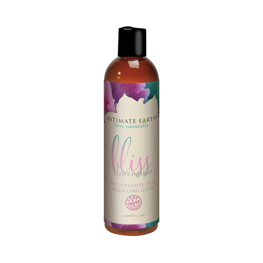 INTIMATE EARTH BLISS CLOVE INFUSED WATER-BASED ANAL RELAXING GLIDE 4 OZ.