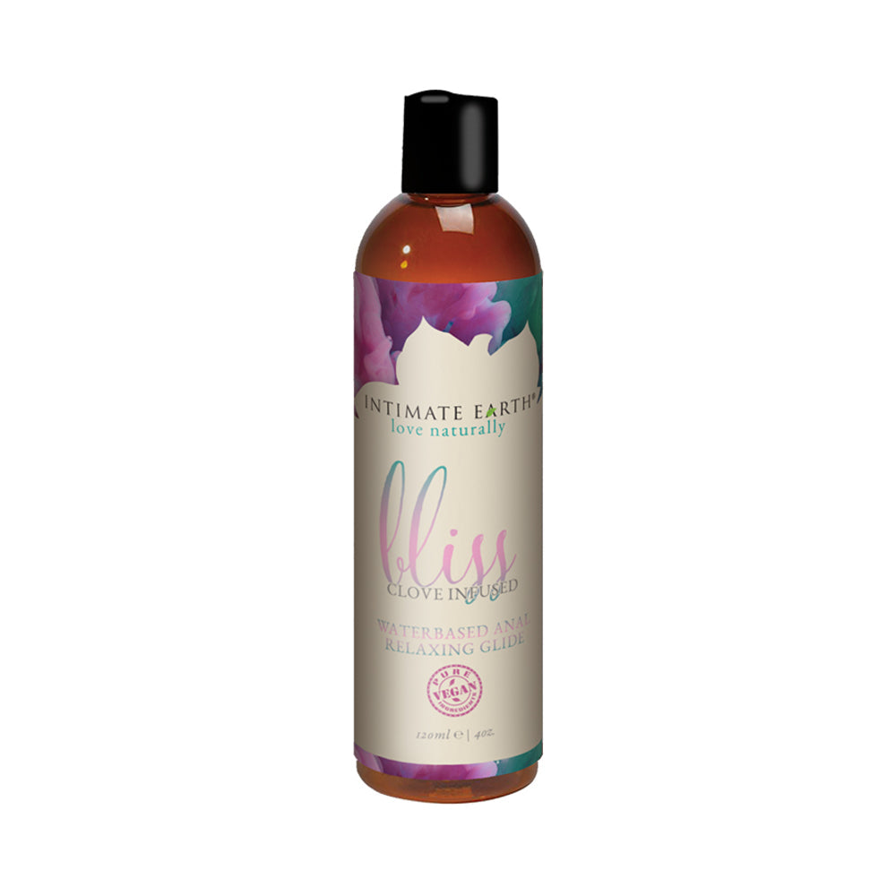 INTIMATE EARTH - BLISS CLOVE INFUSED WATER-BASED ANAL RELAXING GLIDE 4 OZ.