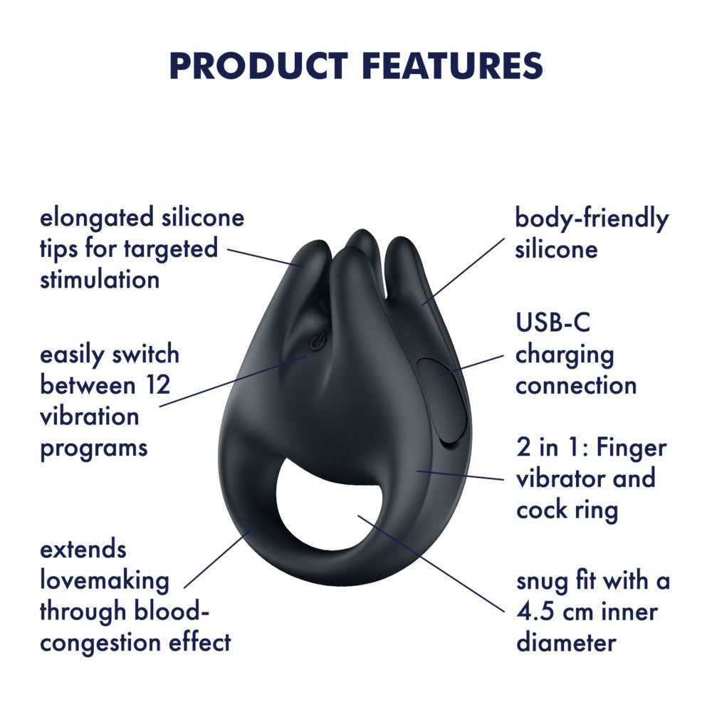 SATISFYER - PERFECT PAIR 1 - BLACK