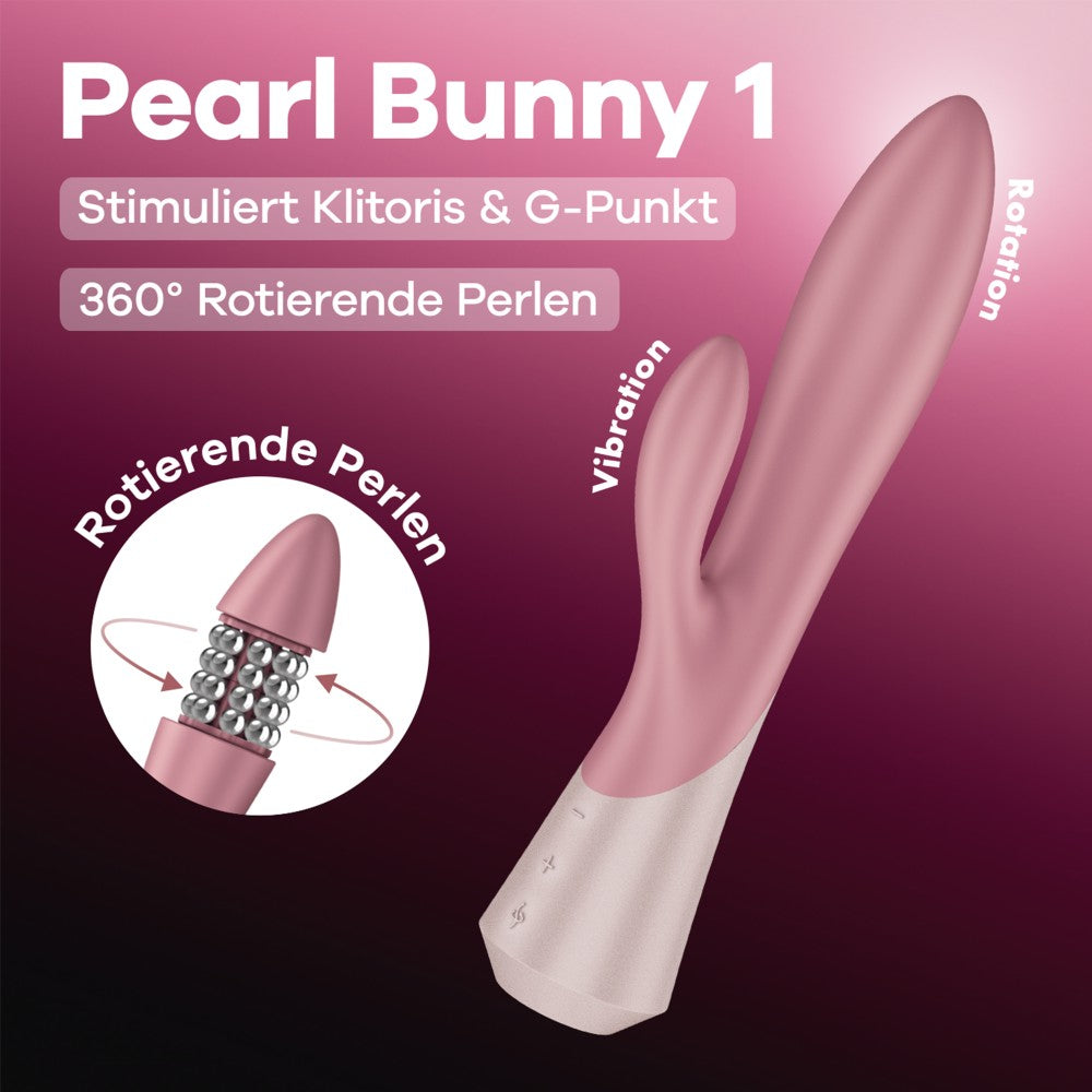 SATISFYER - PEARL BUNNY 1 - TERACOTTA