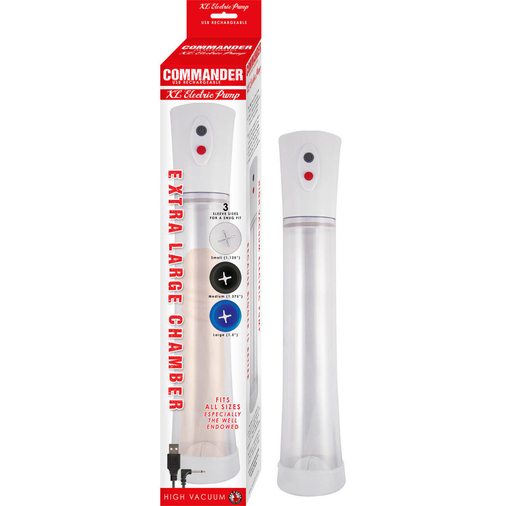 COMMANDER EXTRA LARGE ELECTRIC PUMP WHITE