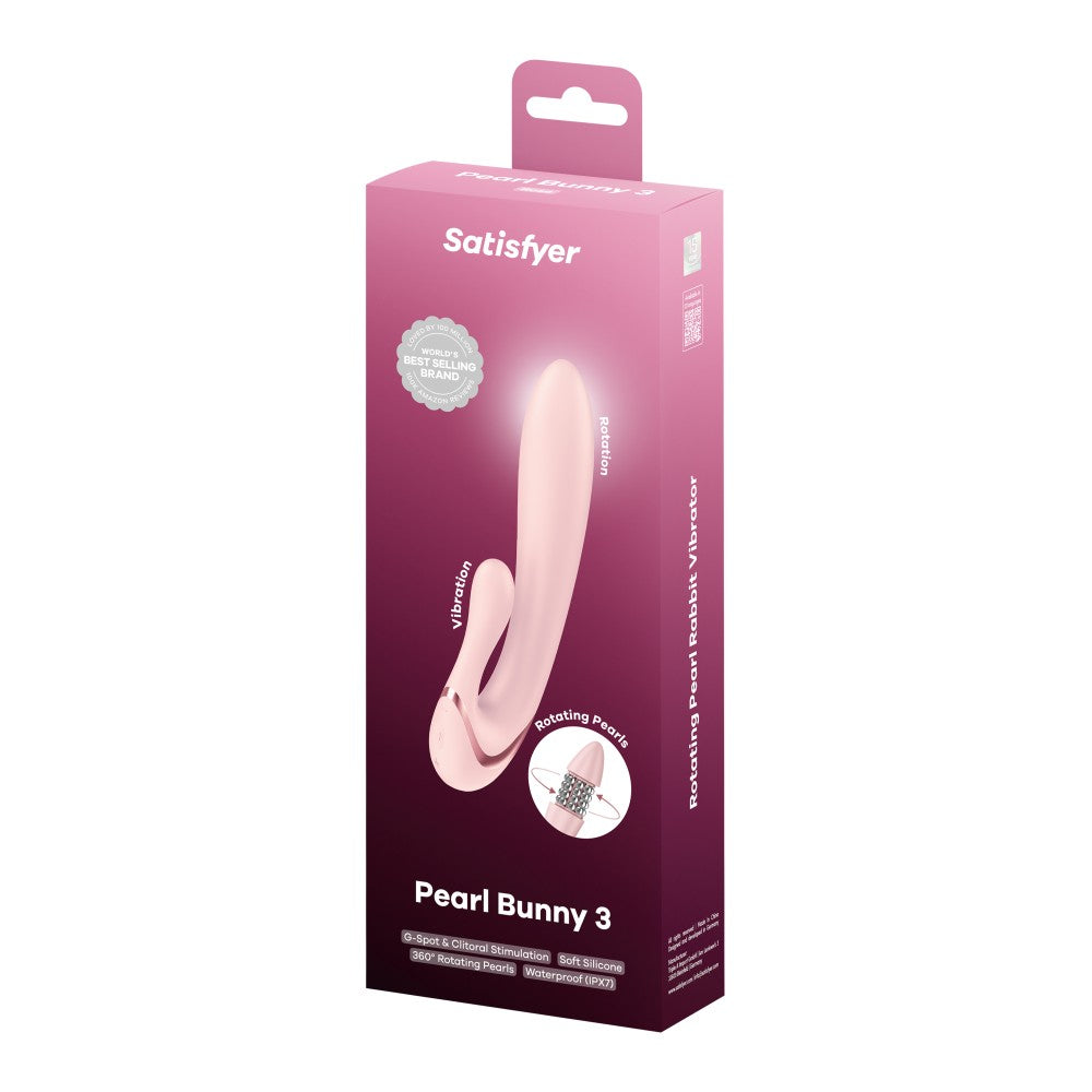 SATISFYER - PEARL BUNNY 3 - ROSE