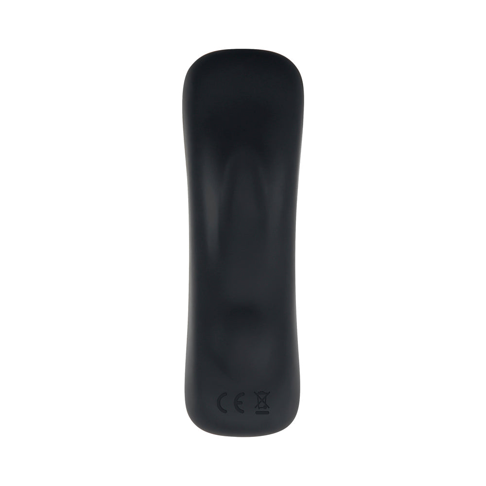 GENDER X - OUR UNDIE VIBE RECHARGEABLE REMOTE-CONTROLLED MAGNETIC SILICONE UNDERWEAR VIBRATOR BLACK