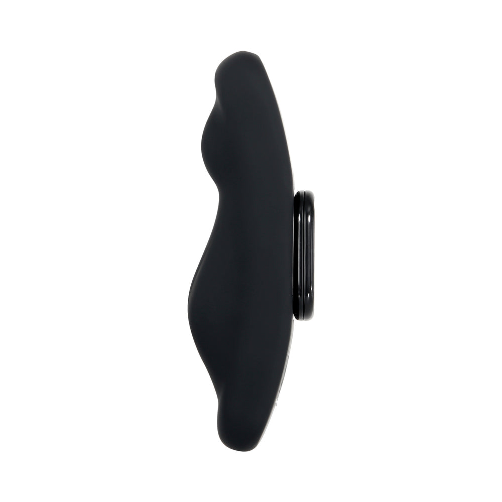 GENDER X - OUR UNDIE VIBE RECHARGEABLE REMOTE-CONTROLLED MAGNETIC SILICONE UNDERWEAR VIBRATOR BLACK