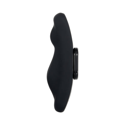 GENDER X - OUR UNDIE VIBE RECHARGEABLE REMOTE-CONTROLLED MAGNETIC SILICONE UNDERWEAR VIBRATOR BLACK