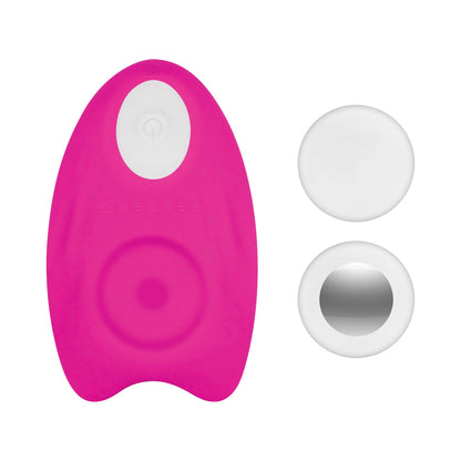 GENDER X - UNDER THE RADAR RECHARGEABLE REMOTE-CONTROLLED MAGNETIC SILICONE UNDERWEAR VIBRATOR PINK