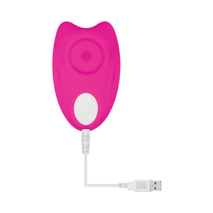GENDER X - UNDER THE RADAR RECHARGEABLE REMOTE-CONTROLLED MAGNETIC SILICONE UNDERWEAR VIBRATOR PINK
