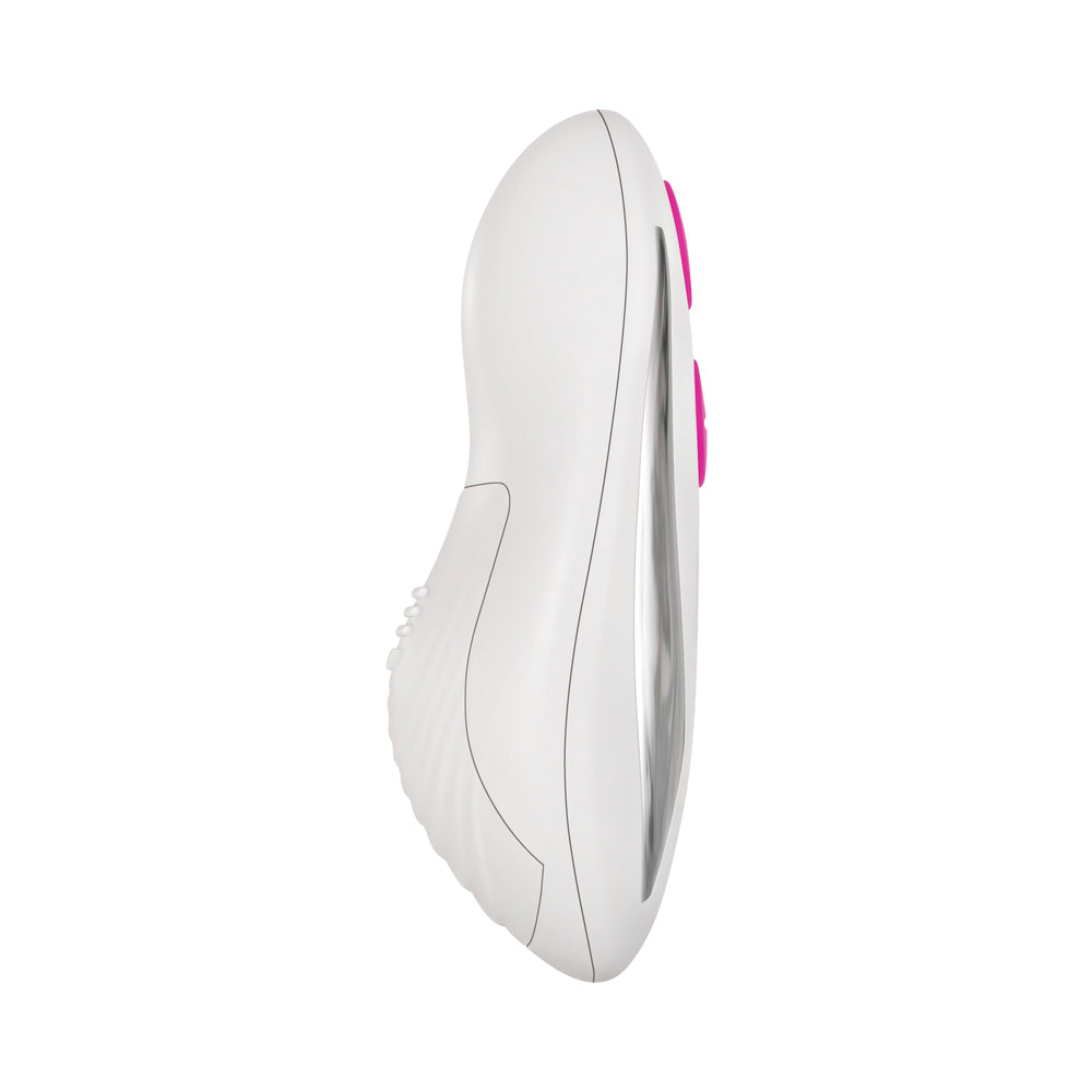 GENDER X - UNDER THE RADAR RECHARGEABLE REMOTE-CONTROLLED MAGNETIC SILICONE UNDERWEAR VIBRATOR PINK