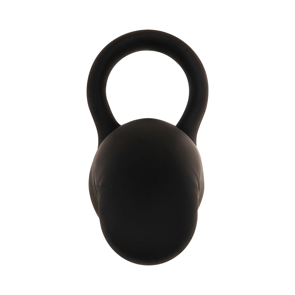 EVOLVED HOOKED ON YOU RECHARGEABLE SILICONE FINGER VIBRATOR BLACK