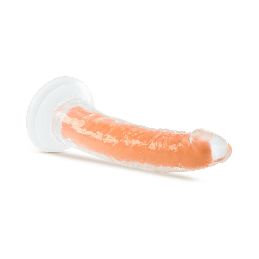 NEO ELITE GLOW IN THE DARK VIPER 7 IN. DUAL-DENSITY DILDO NEON ORANGE