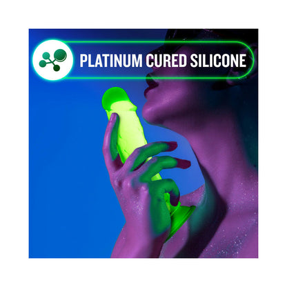 BLUSH - NEO ELITE GLOW IN THE DARK VIPER 7 IN. DUAL DENSITY DILDO NEON