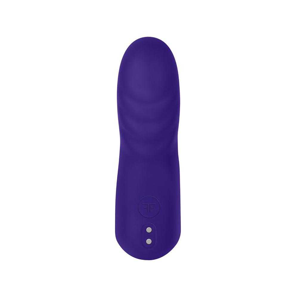 FEMMEFUNN DIONI RECHARGEABLE SILICONE FINGER VIBRATOR LARGE DARK PURPLE