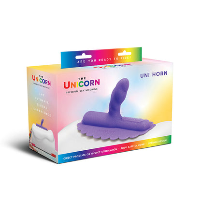 THE COWGIRL - THE UNICORN UNI HORN TWISTED TEXTURED SILICONE ATTACHMENT