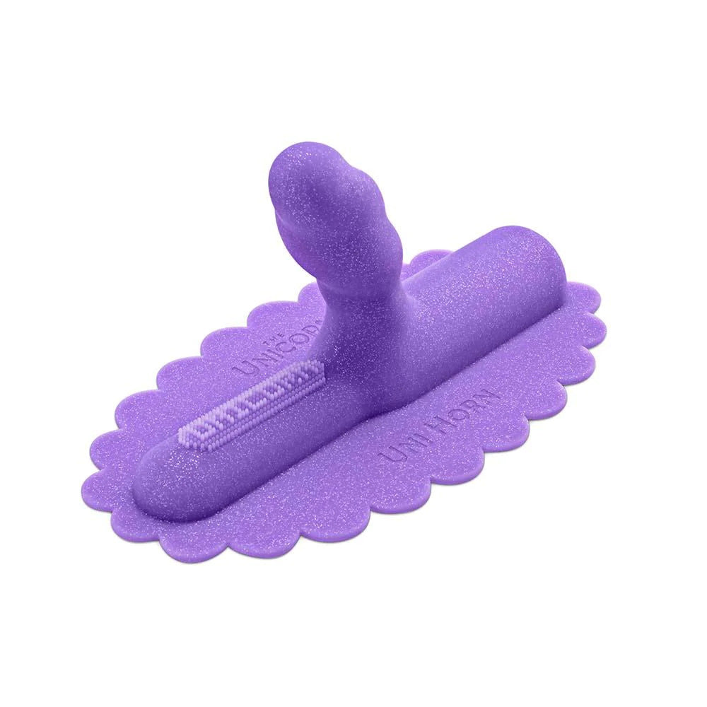 THE COWGIRL - THE UNICORN UNI HORN TWISTED TEXTURED SILICONE ATTACHMENT