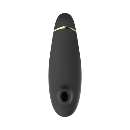 WOMANIZER PREMIUM 2 RECHARGEABLE SILICONE LUXURIOUS PLEASURE AIR CLITORAL STIMULATOR BLACK
