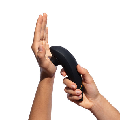 WOMANIZER - PREMIUM 2 RECHARGEABLE SILICONE LUXURIOUS PLEASURE AIR CLITORAL STIMULATOR BLACK
