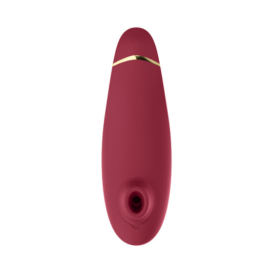 WOMANIZER - PREMIUM 2 RECHARGEABLE SILICONE LUXURIOUS PLEASURE AIR CLITORAL STIMULATOR BORDEAUX