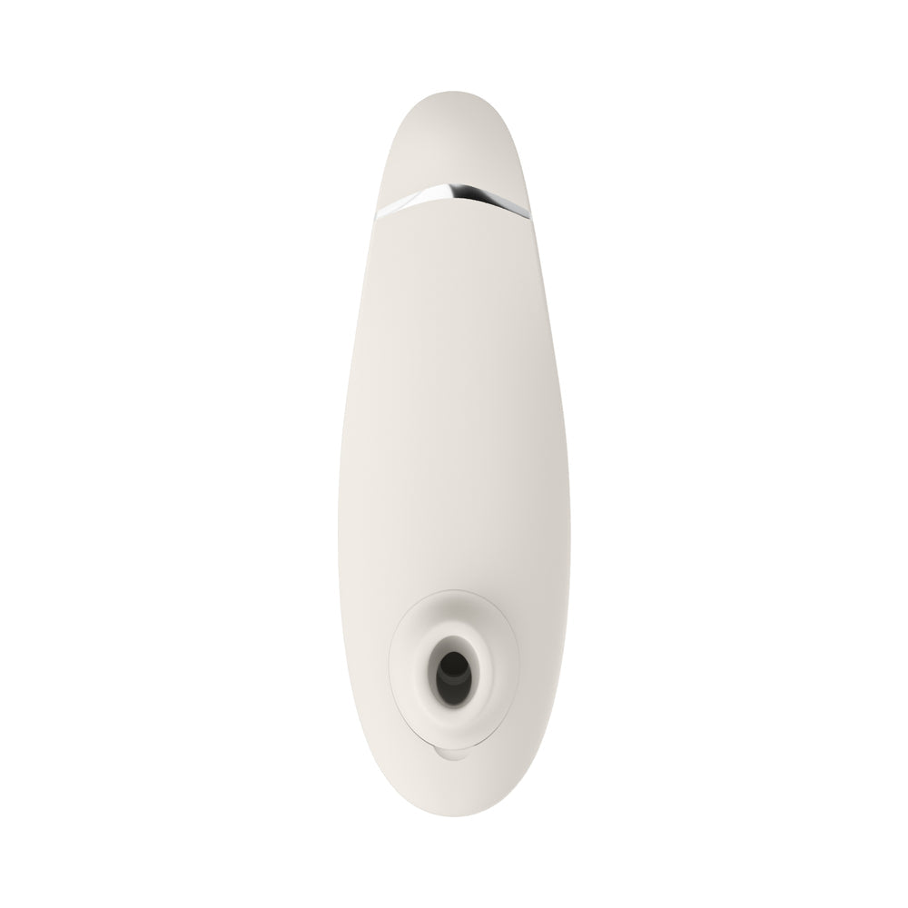WOMANIZER - PREMIUM 2 RECHARGEABLE SILICONE LUXURIOUS PLEASURE AIR CLITORAL STIMULATOR WARM GRAY