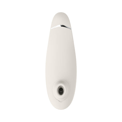 WOMANIZER - PREMIUM 2 RECHARGEABLE SILICONE LUXURIOUS PLEASURE AIR CLITORAL STIMULATOR WARM GRAY