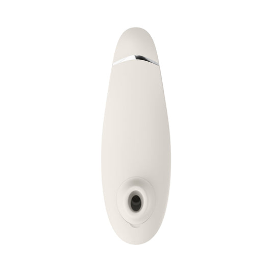 WOMANIZER - PREMIUM 2 RECHARGEABLE SILICONE LUXURIOUS PLEASURE AIR CLITORAL STIMULATOR WARM GRAY