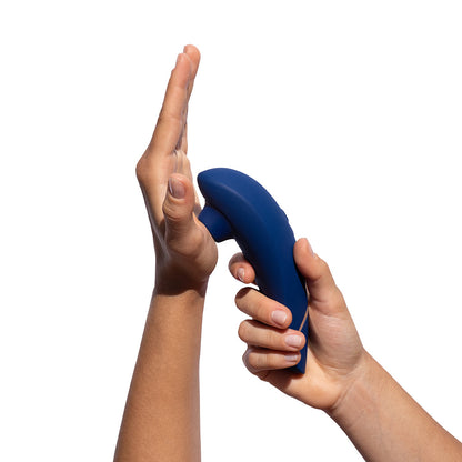 WOMANIZER - PREMIUM 2 RECHARGEABLE SILICONE LUXURIOUS PLEASURE AIR CLITORAL STIMULATOR BLUEBERRY