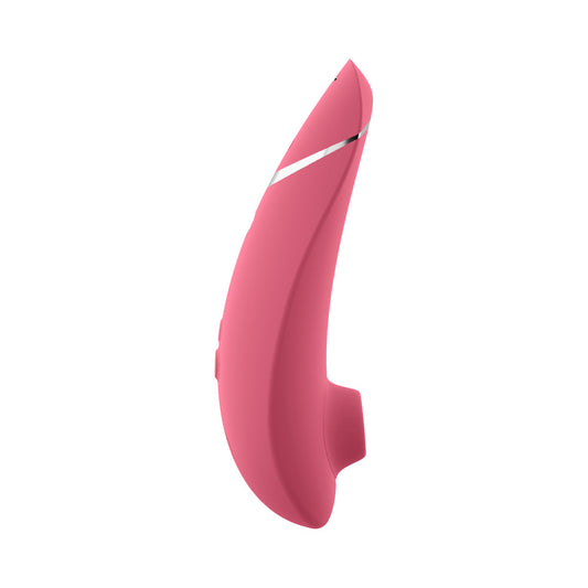 WOMANIZER - PREMIUM 2 RECHARGEABLE SILICONE LUXURIOUS PLEASURE AIR CLITORAL STIMULATOR RASPBERRY