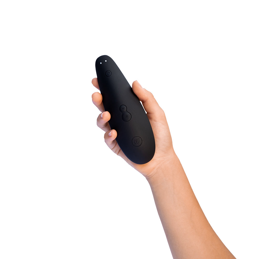 WOMANIZER - CLASSIC 2 RECHARGEABLE SILICONE PLEASURE AIR CLITORAL STIMULATOR BLACK