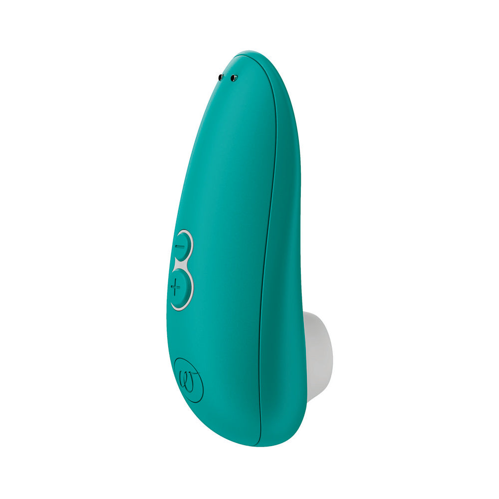 WOMANIZER STARLET 3 RECHARGEABLE SILICONE COMPACT PLEASURE AIR CLITORAL STIMULATOR TURQUOISE