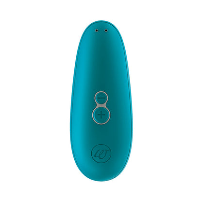 WOMANIZER STARLET 3 RECHARGEABLE SILICONE COMPACT PLEASURE AIR CLITORAL STIMULATOR TURQUOISE