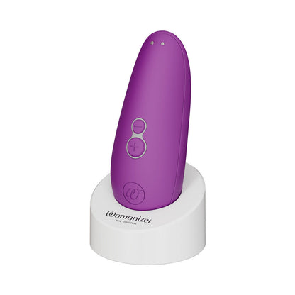 WOMANIZER STARLET 3 RECHARGEABLE SILICONE COMPACT PLEASURE AIR CLITORAL STIMULATOR VIOLET