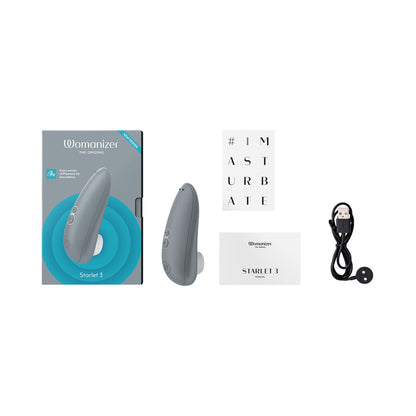 WOMANIZER - STARLET 3 ESTIMULADOR CLITORIDIANO COMPACTO DE PLACER POR AIRE DE SILICONA RECARGABLE