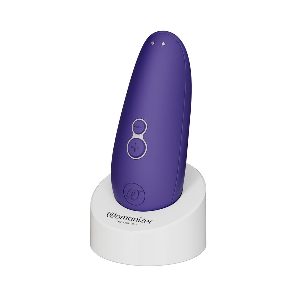 WOMANIZER STARLET 3 RECHARGEABLE SILICONE COMPACT PLEASURE AIR CLITORAL STIMULATOR INDIGO