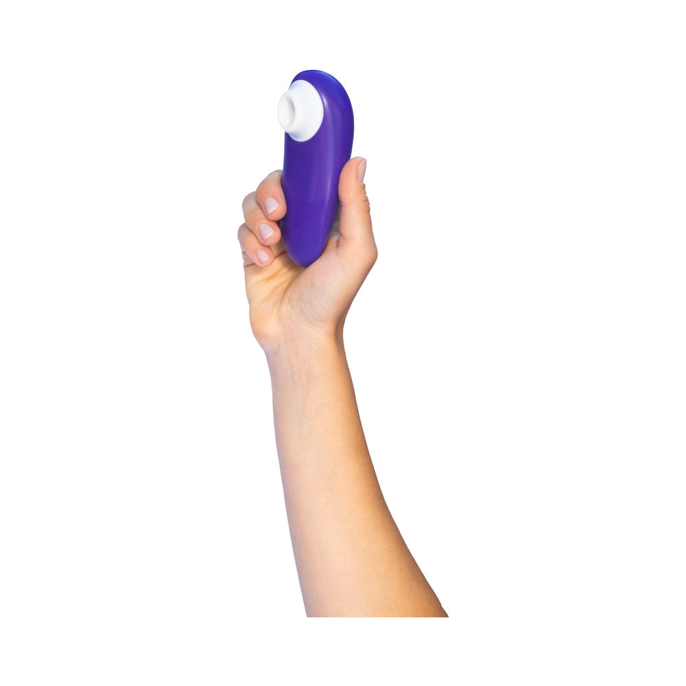 WOMANIZER STARLET 3 RECHARGEABLE SILICONE COMPACT PLEASURE AIR CLITORAL STIMULATOR INDIGO