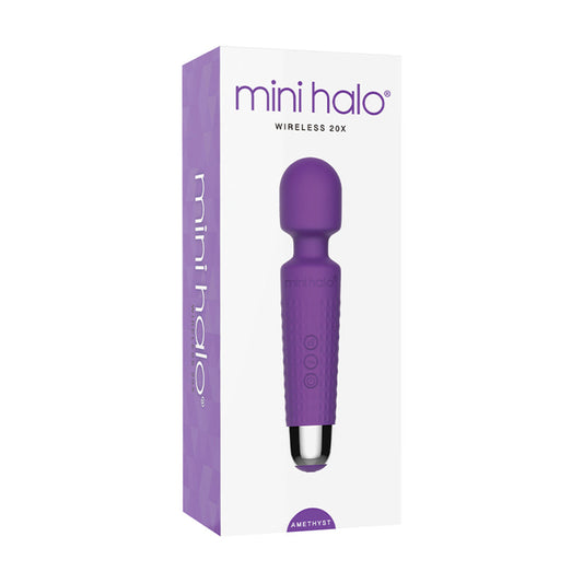 MINI HALO WIRELESS WAND 20X SILICONE AMETHYST