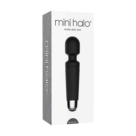 SHIBARI - MINI HALO WIRELESS WAND 20X SILICONE MIDNIGHT