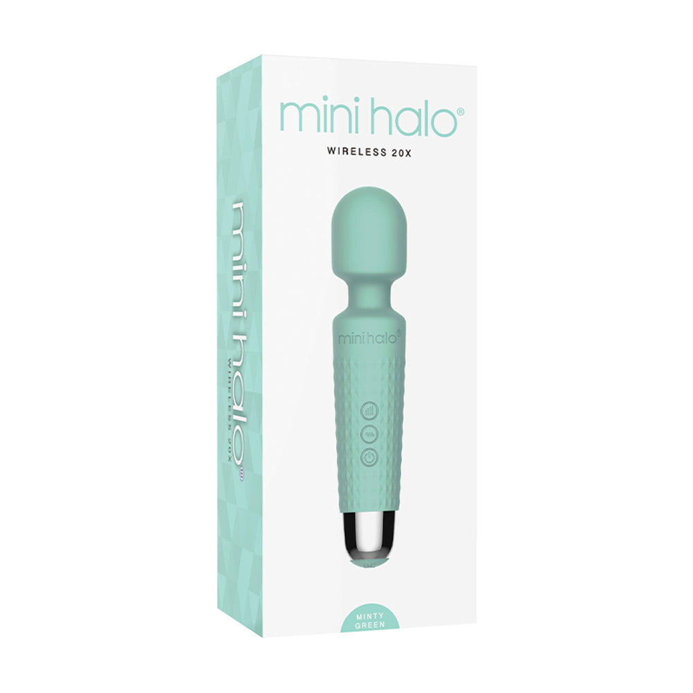 MINI HALO WIRELESS WAND 20X SILICONE MINTY GREEN