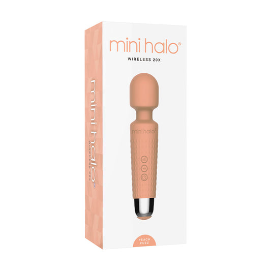 SHIBARI - MINI HALO WIRELESS WAND 20X SILICONE PEACH FUZZ