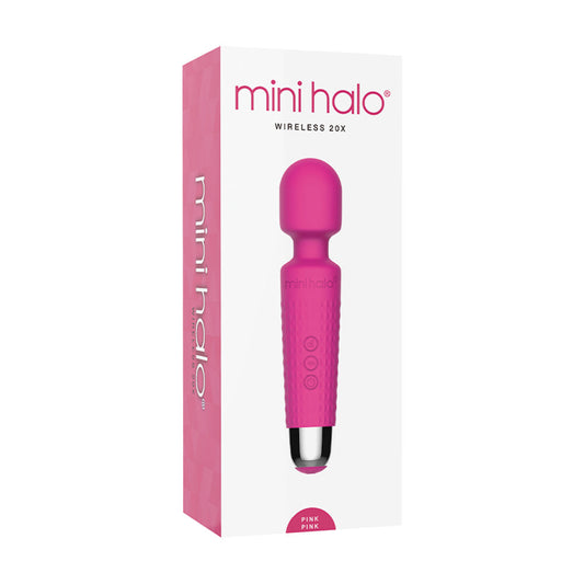SHIBARI - MINI HALO WIRELESS WAND 20X SILICONE PINK PINK