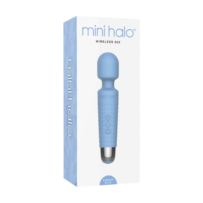MINI HALO WIRELESS WAND 20X SILICONE POWDER BLUE