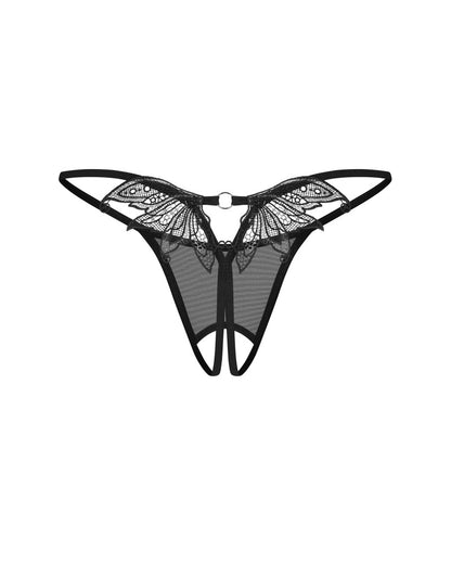 OBSESSIVE - ZALIYA CROTCHLESS THONG  L/XL