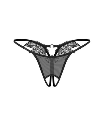 OBSESSIVE - ZALIYA CROTCHLESS THONG  L/XL