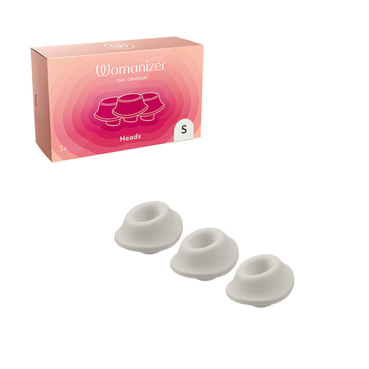 WOMANIZER - 3-PACK TYPE A REPLACEMENT STIMULATION HEADS WARM GRAY S