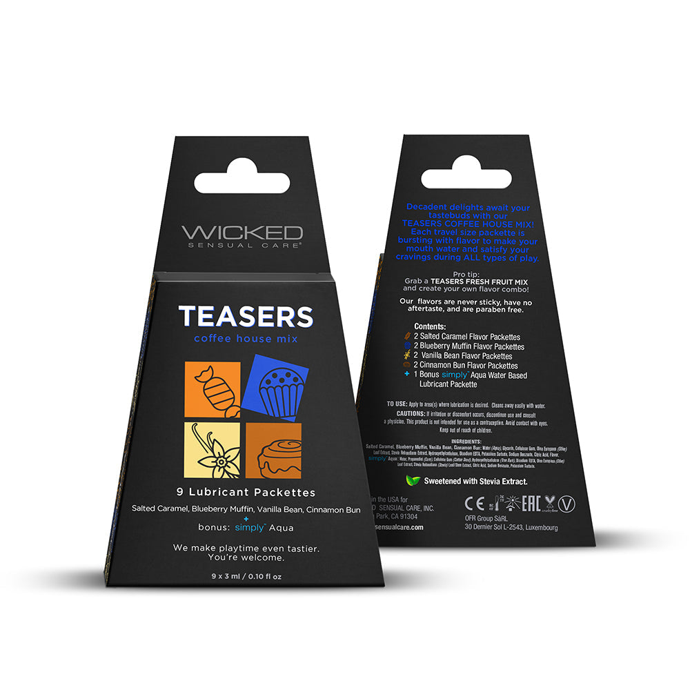 WICKED - TEASERS COFFEE HOUSE MIX 3 ML 9 PACKS/BOX