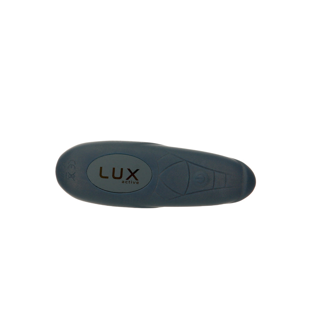 LUX ACTIVE REVOLVE 4.5 IN. ROTATING AND VIBRATING SILICONE MASSAGER BLACK